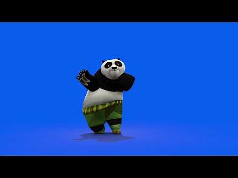 kung-fu panda 3 green screen chroma