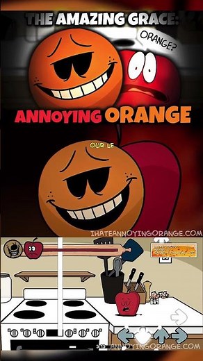 Friday Night Funkin' THE AMAZING GRACE: ANNOYING ORANGE UPDATE #shorts #annoyingorange