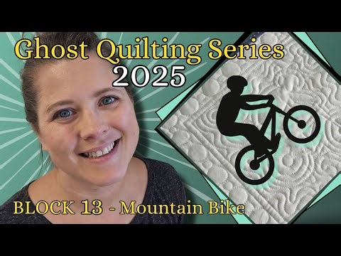 Can I Quilt a Mountain Bike? YES with Free Motion Quilting!