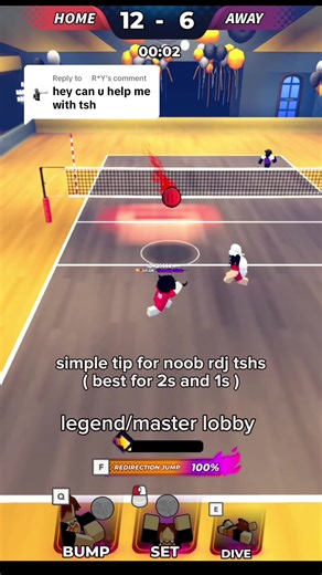 Replying to @️R*Y old post cuz tiktok broken | this probably works with any style #volleyballlegends #vbl #roblox #tsh #tutorials