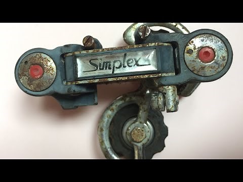 Comment restaurer un dérailleur simplex critérium / restoration derailleur simplex