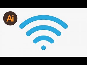 Learn How to Draw a Wireless Signal Icon in Adobe Illustrator | Dansky