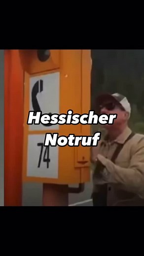 75K views · 380 reactions | Im Notfall ruft der Hesse an der Autobahn Notrufsäule einfach die Straßenmeisterei an und bestellt, was er im Notfall braucht: Apfelwein, im 12er Bembel, Handkäse und im Zweifel auch noch Rippchen mit Sauerkraut. Alles was der Frankfurt, Wiesbaden, Darmstadt und Offenbach. Gerne ist. Leckereien aus Taunus, Odenwald, Wetterau, Vogelsberg und auch Westerwald. #Hessen #Hessisch #PeterKunz #Lustig #Notruf #Apfelwein #Apfel #069 | Peter Kunz | Facebook