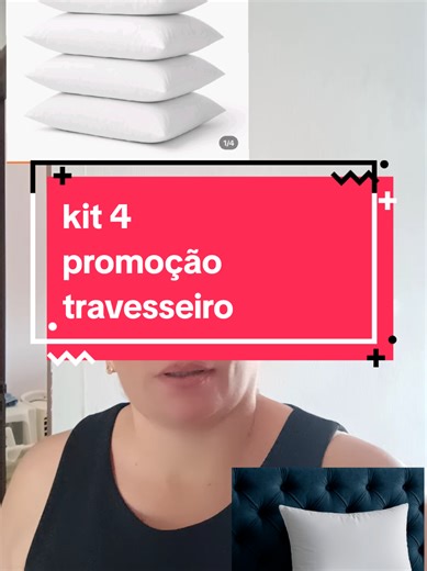 kit com 4 travesseiro #travesseiro #kit