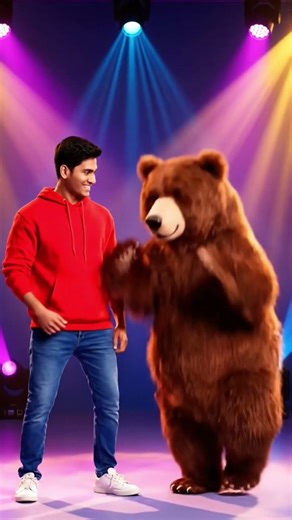 Amazing Bear Dance video #amzaing #bear #music