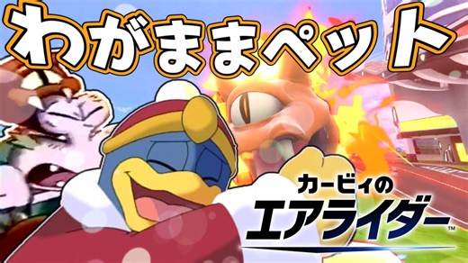【カービィのエアライダー】わがままペットを土に還すデデデ陛下