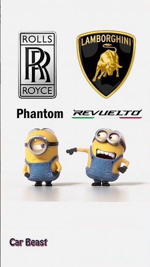 Lamborghini Revuelto vs Rolls-Royce Phantom – Savage vs Sophisticated #lamborghini #rollsroyce #car