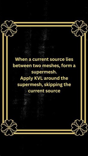 SUPERNODE VS SUPERMESH🤜🤛 #GATEECE #CircuitTheory #Supernode #Supermesh #ECEConcepts #QuickRevision