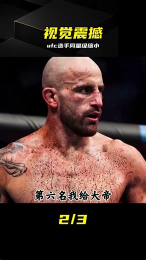 ufc最強十人同尺度對比 #ufc #综合格斗 #格斗明星 #选手对比 #体型差