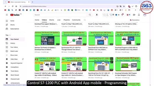 0159 - Control S7 1200 PLC with Android App mobile - Programming