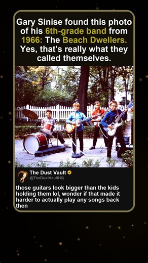 Gary Sinise's 1966 Sixth Grade Band Was Called The Beach Dwellers