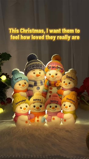 868 reactions · 94 shares | Nothing melts hearts like the grandkids gathered with snowman Grandma & Grandpa. This personalized 3D light box shines with family love—perfect for gifting this Christmas. ☃️ Order today https://trendingcustom.com/7708021 | Personalized Family Gifts | Facebook