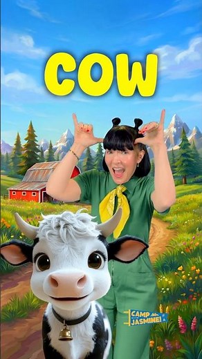 Teach your baby to sign COW! 🐮 First Words 11 #parenting
