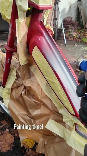 Restoring And Painting A 1975 Mobylette Moped