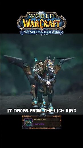 WoW’s Rarest Mount 👑💀#WorldOfWarcraft #LichKing #EpicLoot #GamingShorts #MMORPG #blizzardgames