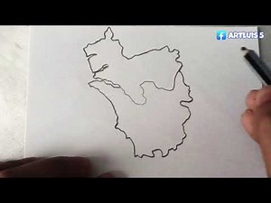 How to draw the map of Goa