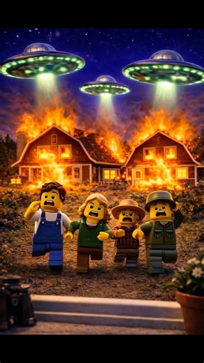 When aliens invade the farm but the farmer saves everyone 😳🚜 #viral #viralvideo #shorts #aliens