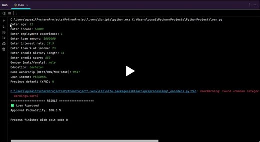 Loan Approval Prediction using Machine Learning | Yash Gusain posted on the topic | LinkedIn