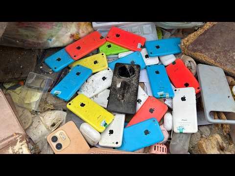 😲Great Day!☺️ Found Many Apple AirPod Pro_ iPhone 5c..|| Restore Huawei Mate 60 RS Ultimate Cracked