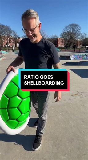 Don’t mind me, I’m just practicing for the KaizOFF Shell Edition races. 🤪 #kaizoff #shell #mario #koopa #skateboard