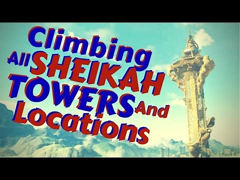 Climbing All Sheikah Towers Zelda BOTW (And Map Locations)