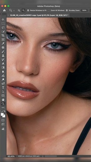 Natural retouching in Photoshop #photoshop #photoediting #retouch