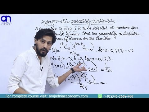 2. Hypergeometric probability distribution Lecture 2