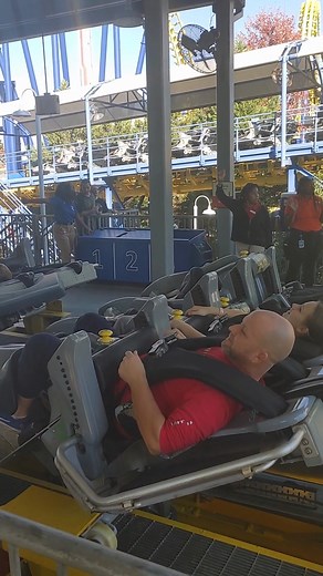 You LAY DOWN on this roller coaster! Nighthawk at Carowinds. #carowinds #nighthawk #fun #laydown #rollercoaster #vekoma #reelsvideo #facebookreels | Carowinds Fans Only