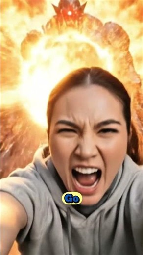 “Naruto-Inspired Ninja vs Cyber Ogre! 🏮 Fantasy Cosplay Battle – Digital Edit”