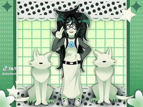 Let It All Go / girl like me Animation Meme experimenting with slightly altered rendering. | IB: popla_ko | #homestuck #jadeharley #becquerelharley #alightmotion #fy