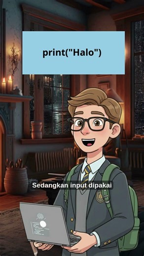 Penjelasan Input & Output di python #python #code #pemula #programming