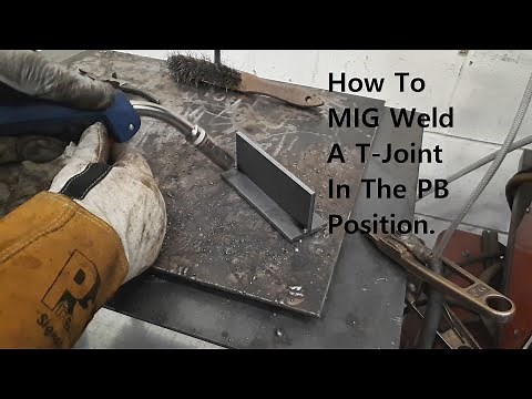 How to Setup Your MIG Welder for a T-joint (T-Fillet)