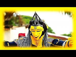 Zaouli cultural dance of the Kweni also known as Gouro people in Ivory Coast