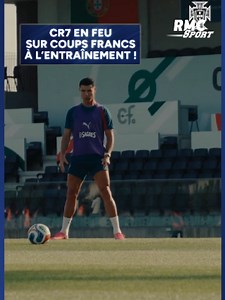 Cristiano en feu sur coups francs à six jours du Mondial