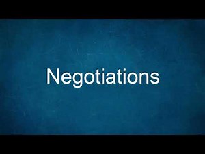 Body Language in Negotiations