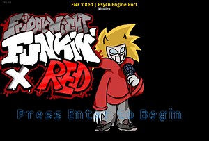 FNF x Red | Psych Engine Port Mod for Friday Night Funkin' | FNF Mods