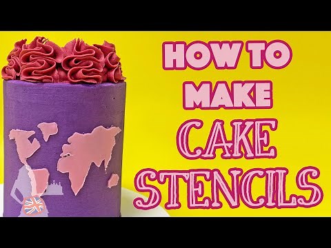 How to Make Your Own Cake Stencils