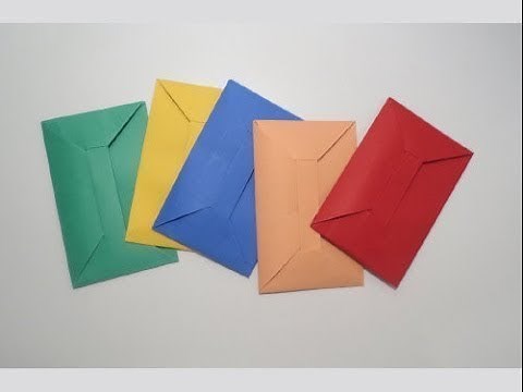 TUTO: ENVELOPPE REFERMABLE EN PAPIER ORIGAMI
