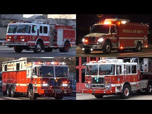 DCFD Response Compilation 2024 - Fire Trucks Responding