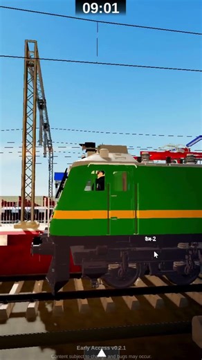 Indian Railways WAG 9 Engine Departure From Waltanagar 🚆- Roblox , Indian Railway Simulator | 4K UHD