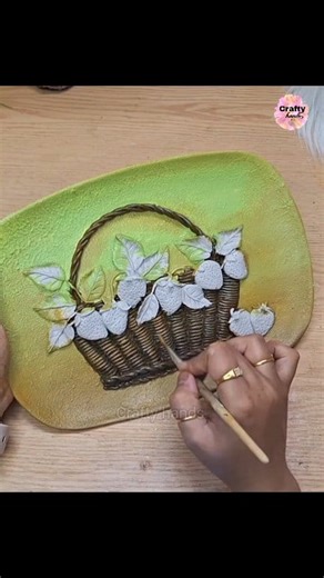 25K views · 553 reactions | A beautiful transformation of an old tray  #crafts #clayart #upcycling #reels #craftreels #fbreels2025 #fbreels #fblifestyle #diy #fypシ | Crafty hands | Facebook