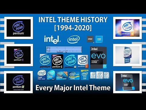 Intel Theme History [1994-2020] - Every Major Intel Theme (Intel Inside History)