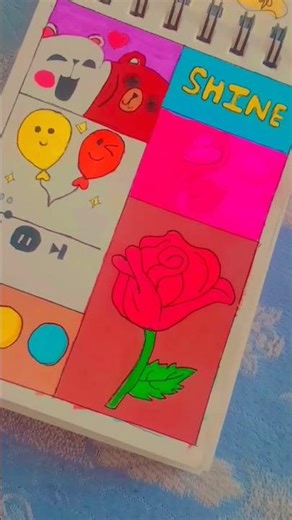 Sketchbook tour✨🎀💐#craftyideas #sketchbooktour @craftyideas-13