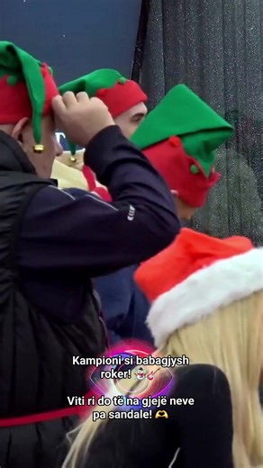 Iliri Vrenoz on Instagram: ""Viti i ri do të na gjejë neve pa sandale" 😂 Nuk e dimë përse i interesojnë sandalet kampionit në dimër, por nëse i duhen duhet t'ia çojmë patjetër! Kampionët për kampionin! 🫶💪 #IlirVrenozi #BigBrother #Sandalet Video credits: DigitAlb"