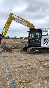 Quinn groundwork's new Kobelco SK130 excavator digging house footings on a UK building site. | RPA Media
