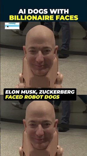 Elon Musk, Zuckerberg Turn Into AI Robot Dogs At Berlin Exhibition