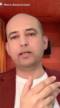 Topic#3: What is Structured Data? (Short)