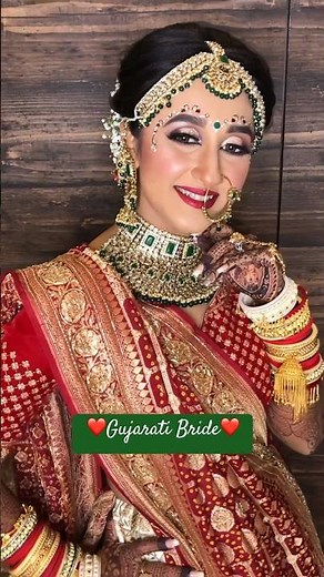 Gujarati Bride | Indian Bride | Traditional Bride | Makeup Look | Bridal Makeup