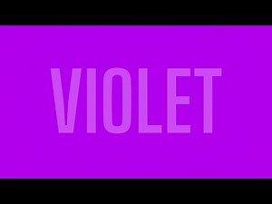 Violet | Violet color | Violet Color Meaning