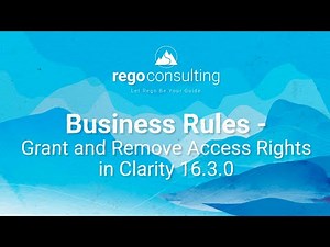 Business Rules - Grant and Remove Access Rights in 16.3.0.
